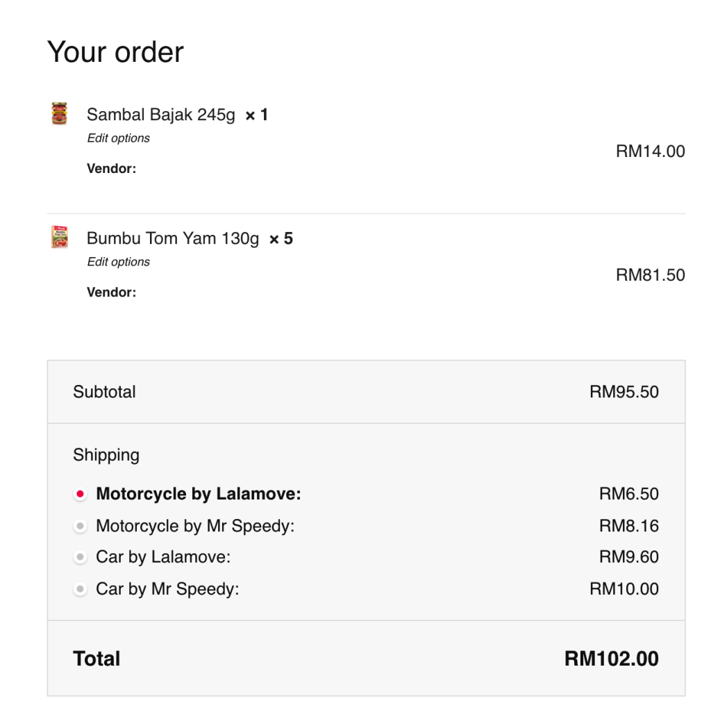 DelyvaNow Woocommerce Checkout