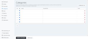 Maynuu - Food Categories