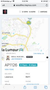 Maynuu - Call your food delivery rider if there is any issue